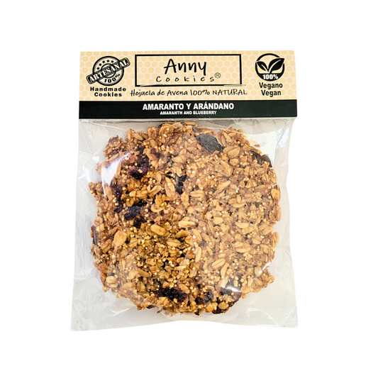 Galletas de avena amaranto y arándano
