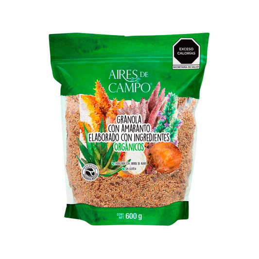 Granola  de amaranto orgánicos 600gr