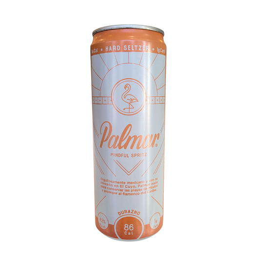 Palmar hard seltzer durazno 335ml