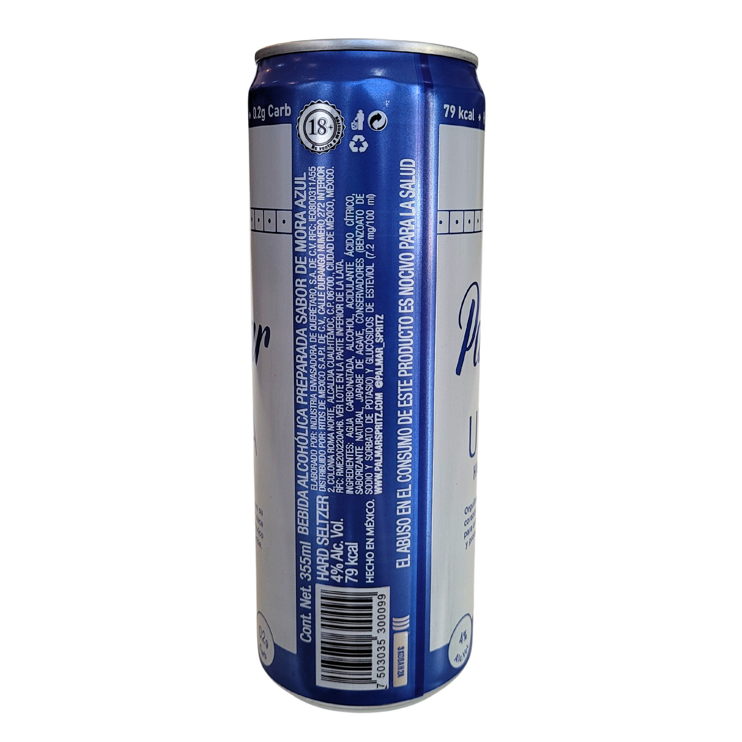 Palmar hard seltzer mora azul 335ml