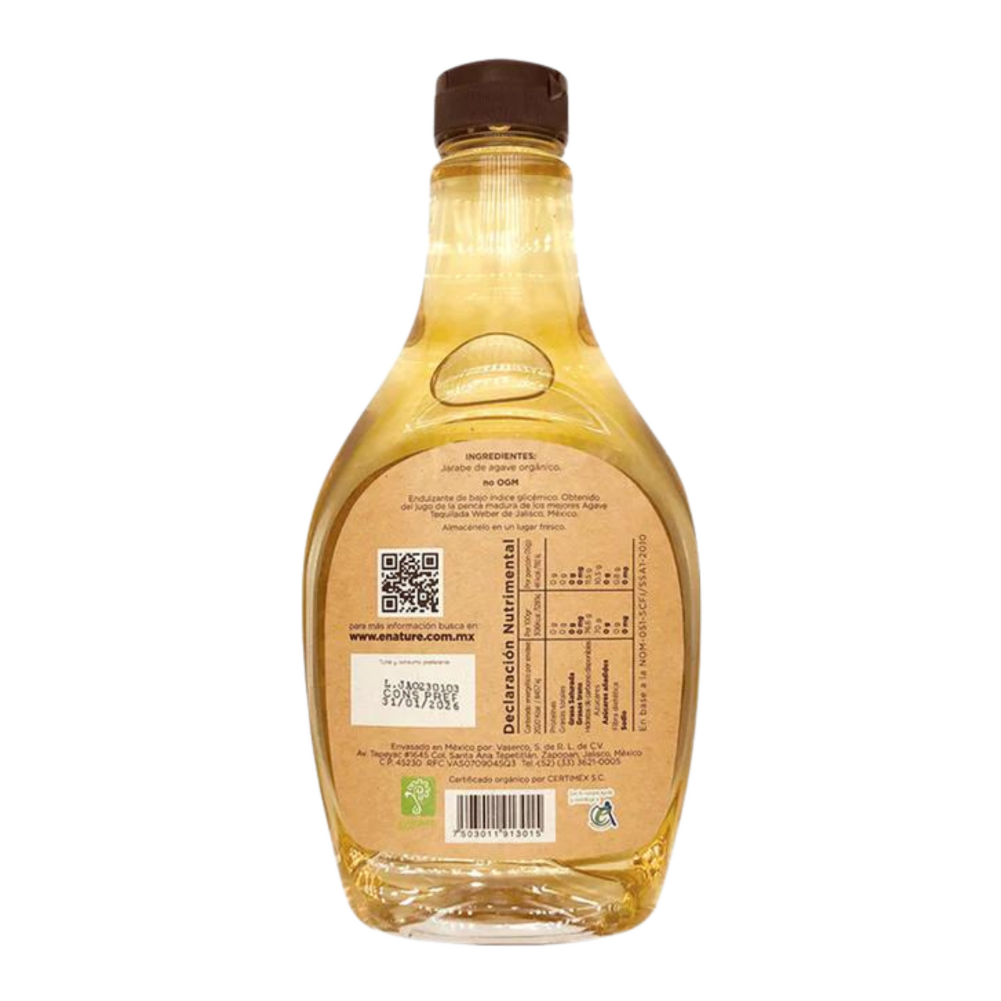 jarabe agave ambar orgánico 660 gr