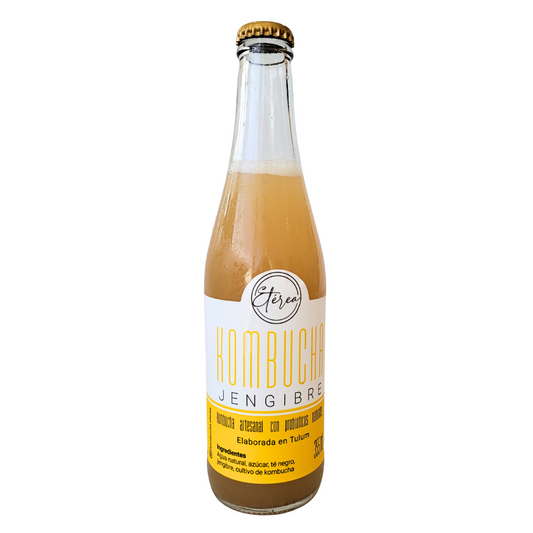 Kombucha artesanal jengibre 355ml