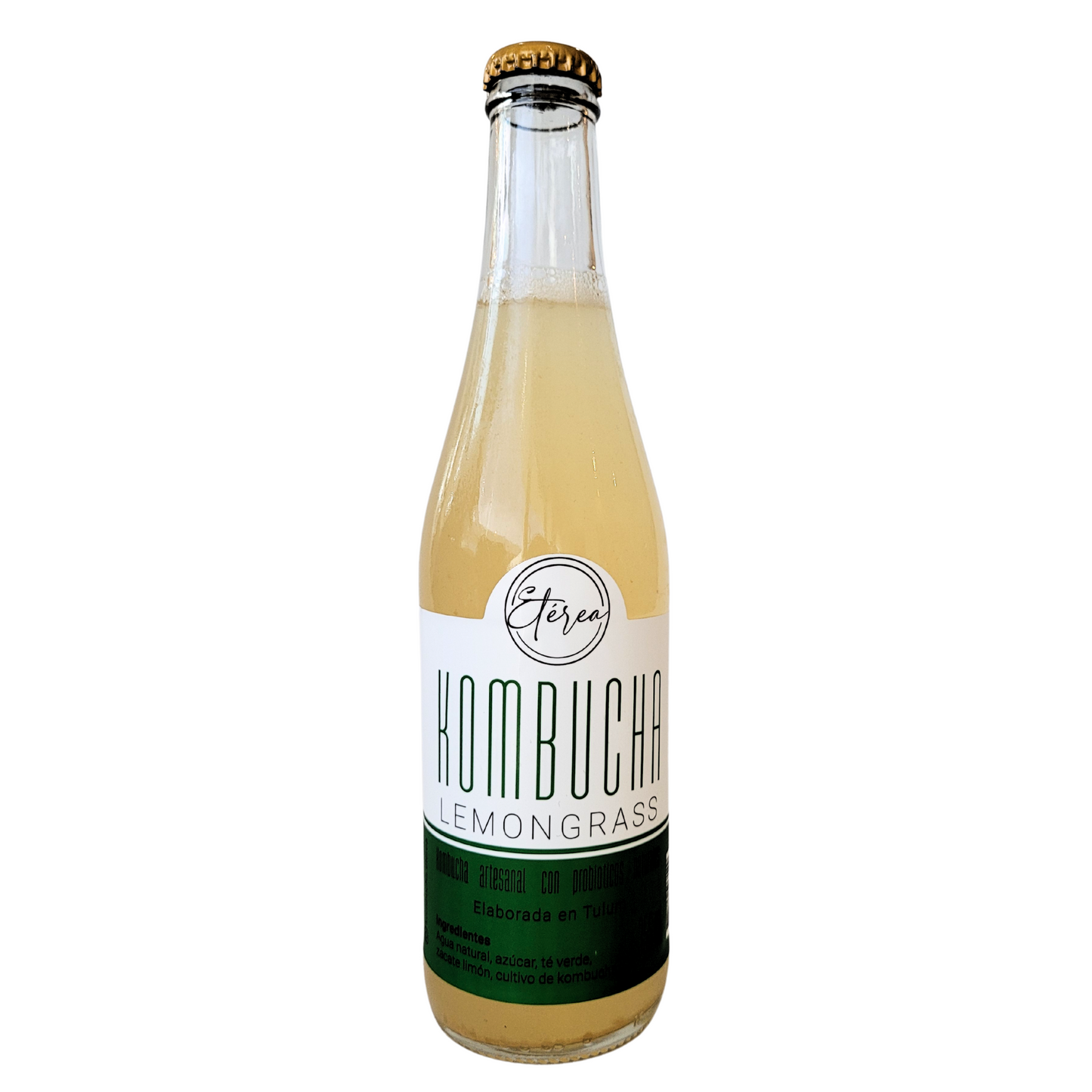 Kombucha artesanal lemongrass 355ml
