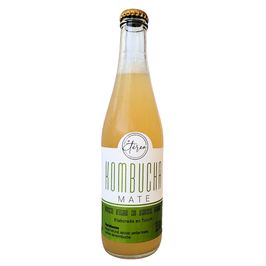 Kombucha artesanal mate 355ml