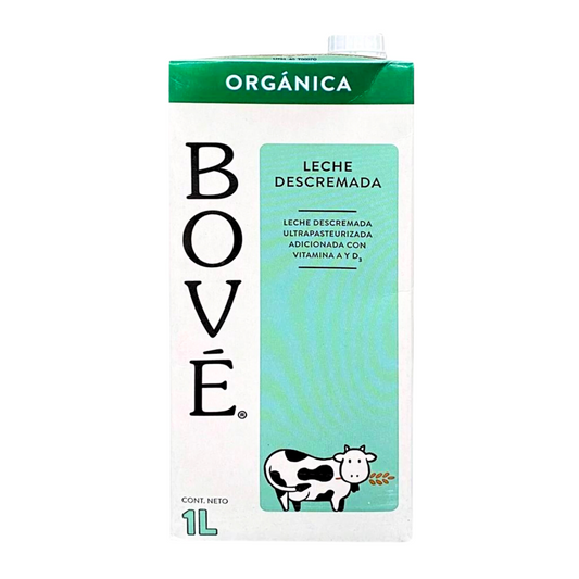 Leche descremada orgánica 1 lt