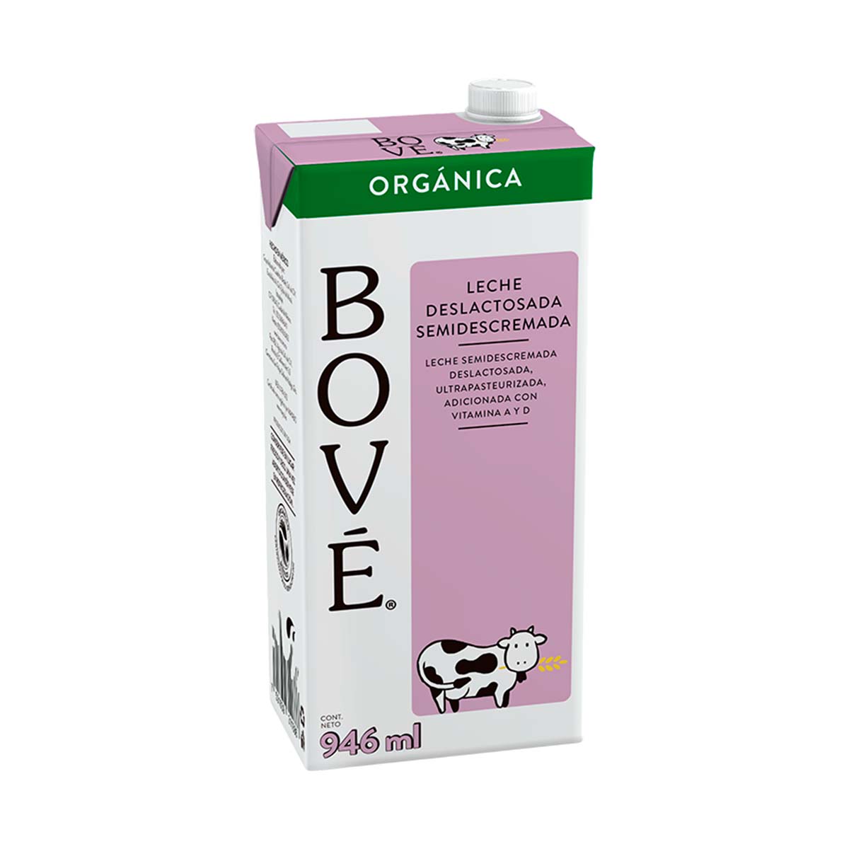 Leche deslactosada Orgánica 1 lt