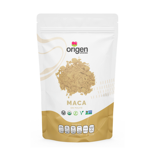 Maca amarilla orgánica en polvo 100gr