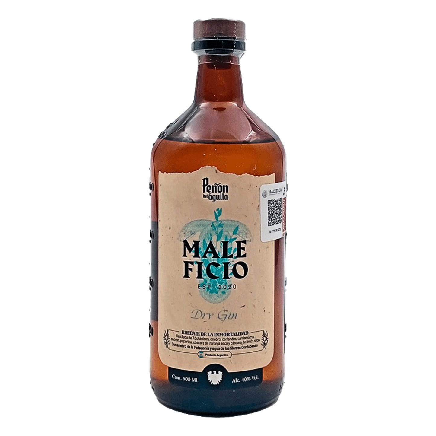 Peñón del Águila Maleficio Gin Dry Argentina 500 ml