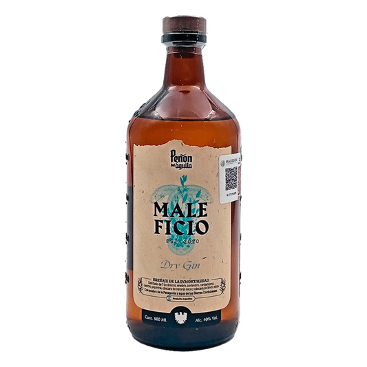 Peñón del Águila Maleficio Gin Dry Argentina 500 ml
