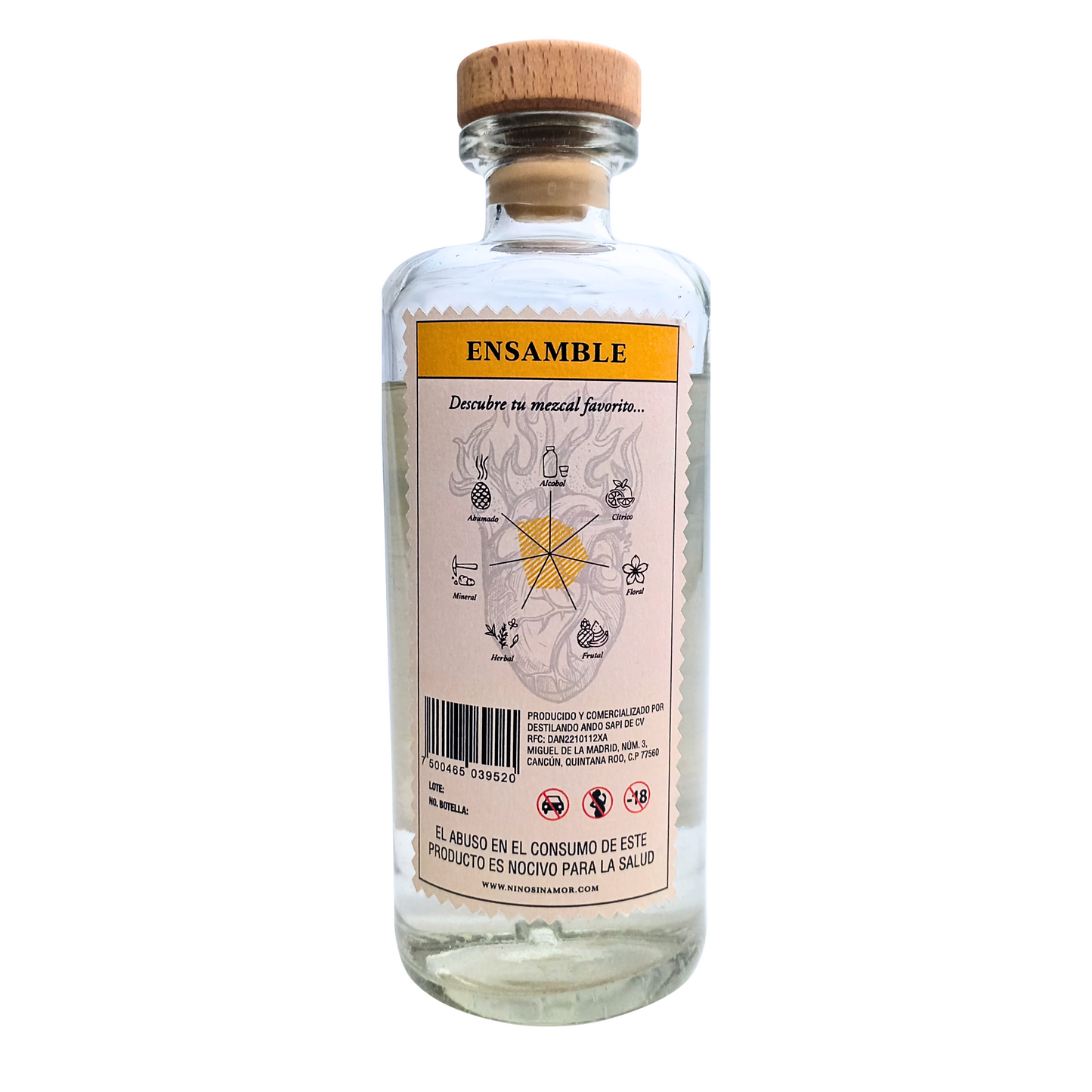 Mezcal Ensamble Oaxaca Niño sin Amor 700 ml
