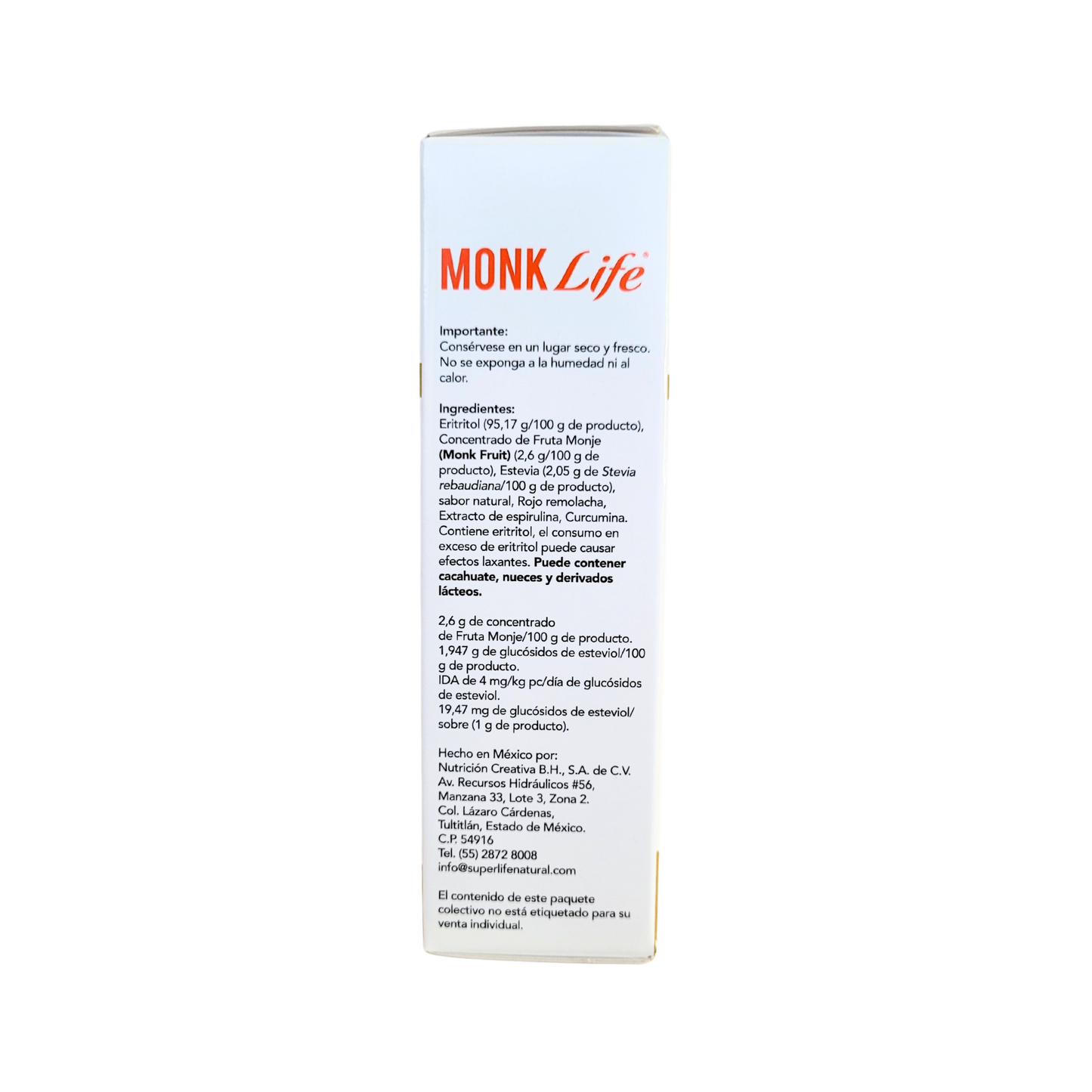 Monk life sustituto azucar morena 70 sobres