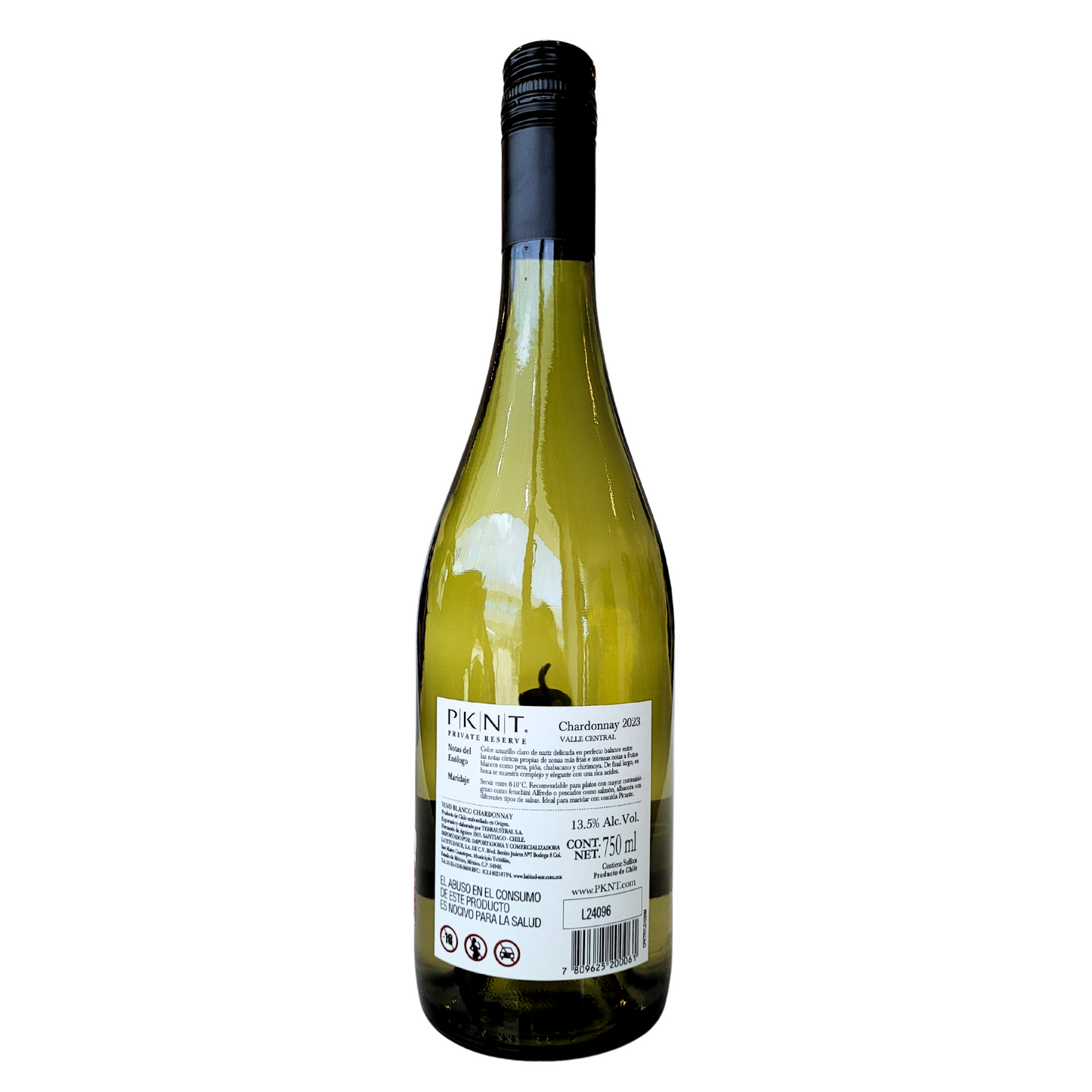 PKNT Reserva Chardonnay vino blanco 750ml