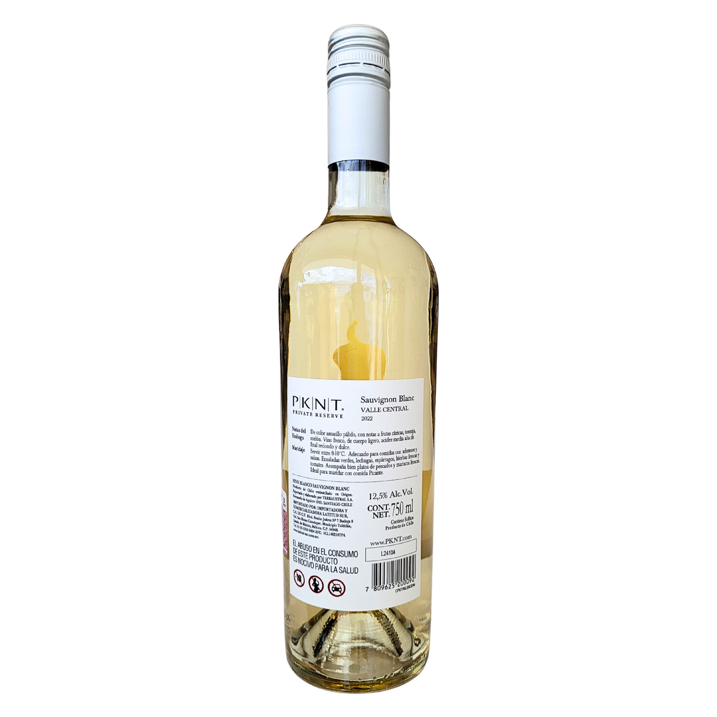 PKNT Sauvignon vino blanco 750ml