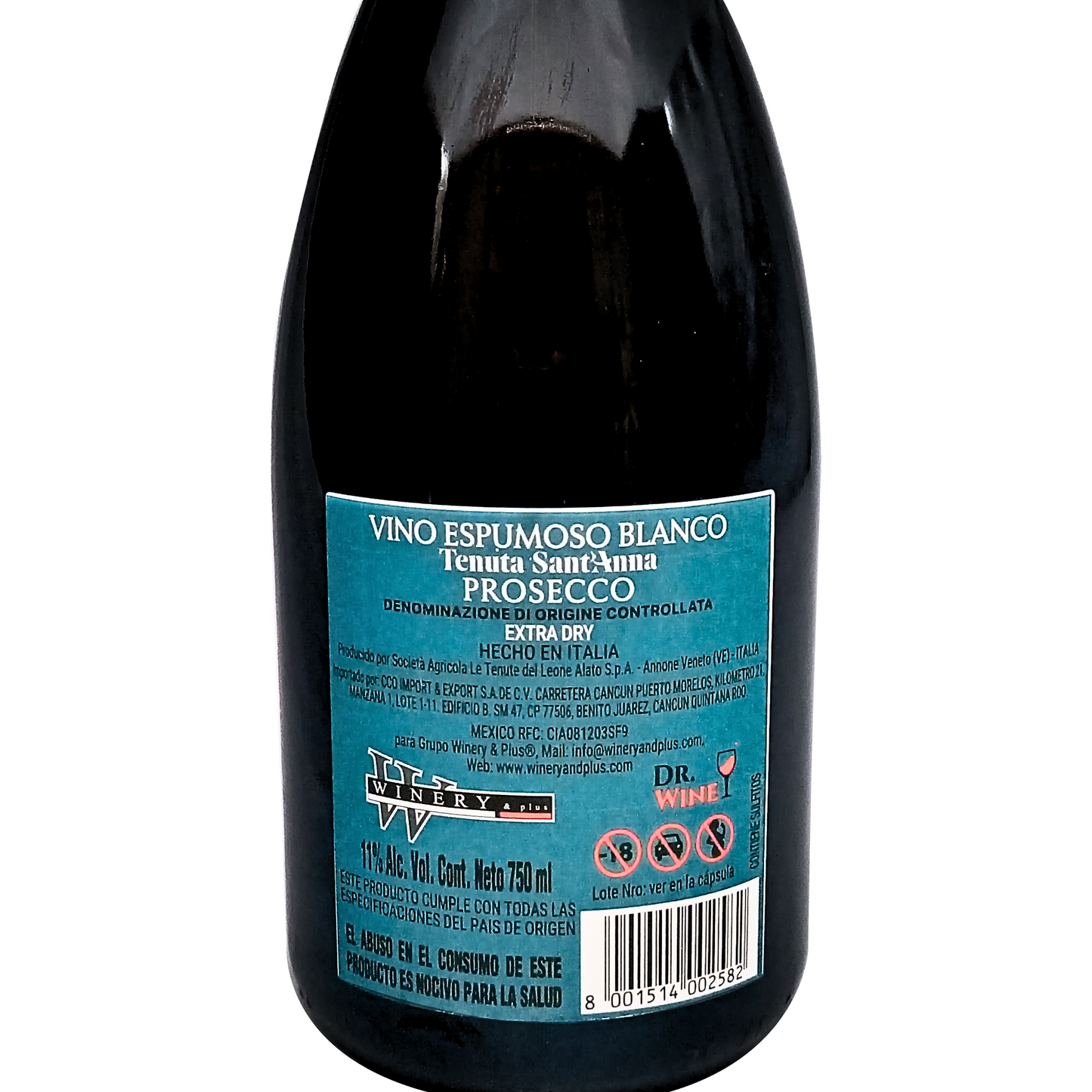 Vino Espumoso Tenuta S.Anna Prosecco DOC Extra Dry doc 750 ml