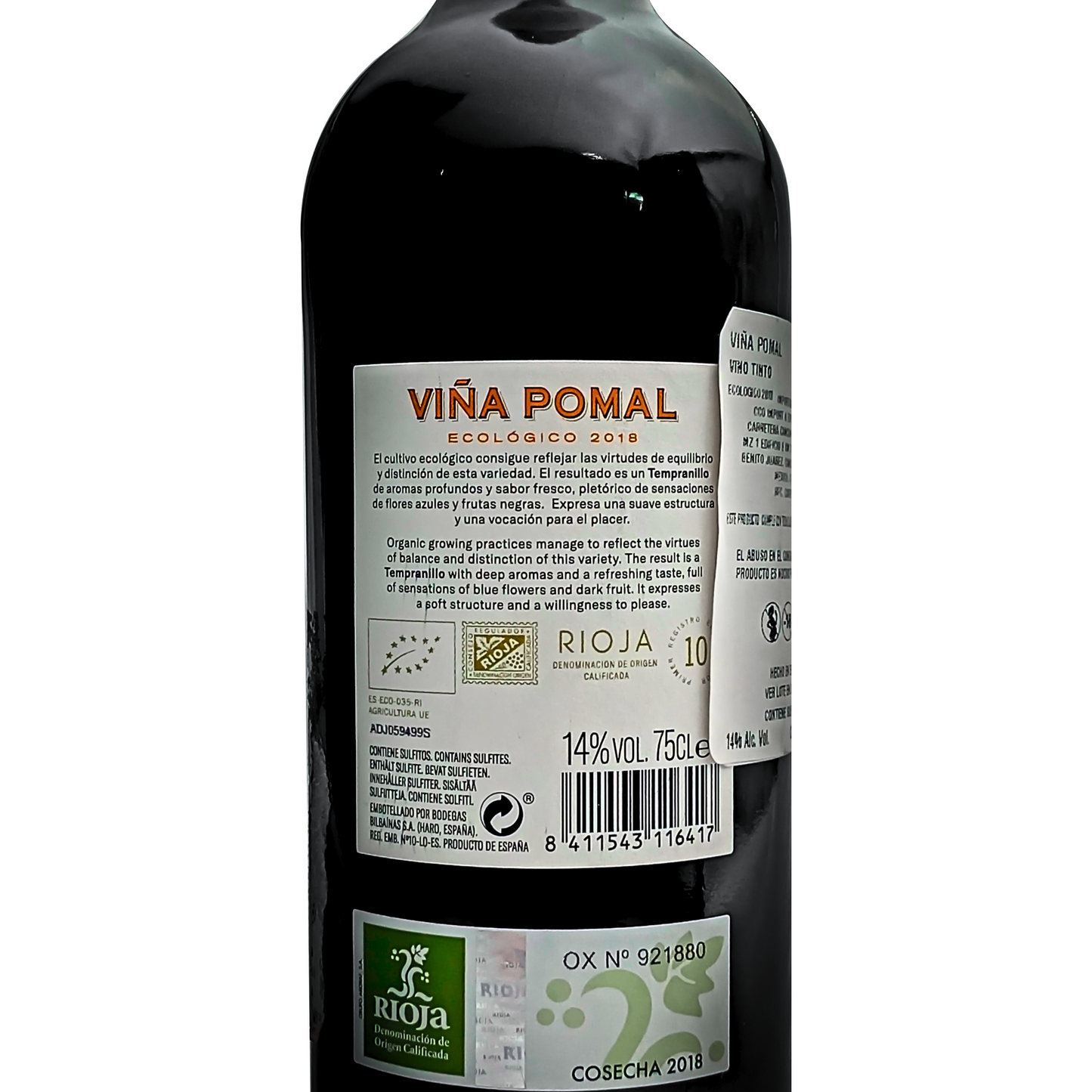 Viña Pomal Rioja DOCa tinto Ecológico 750 ml