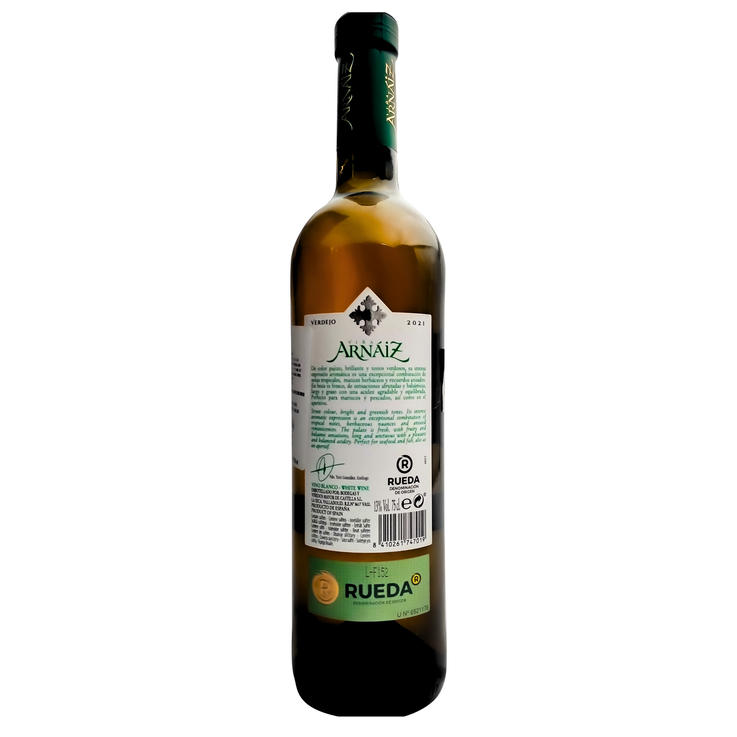 Viña Arnaiz Rueda DO Verdejo vino blanco 750 ml