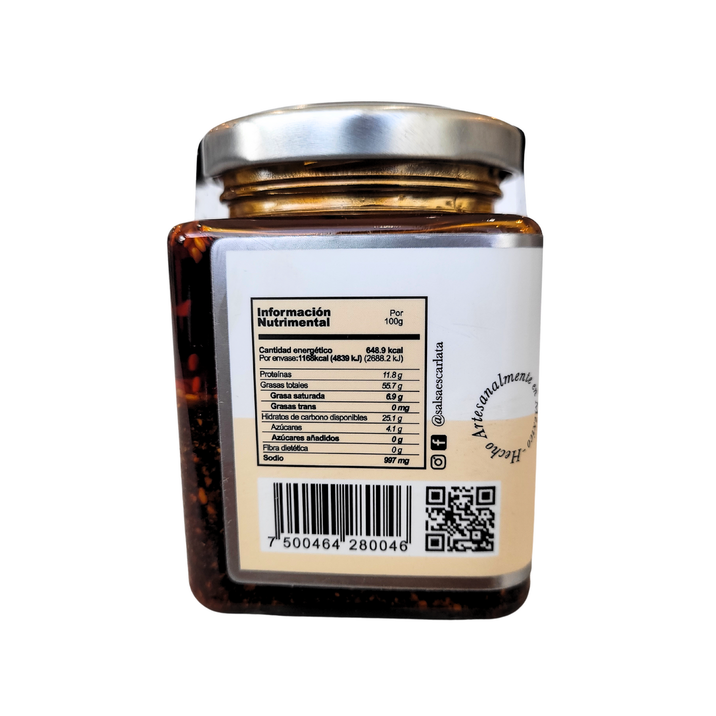 salsa macha escarlata original 180 gr