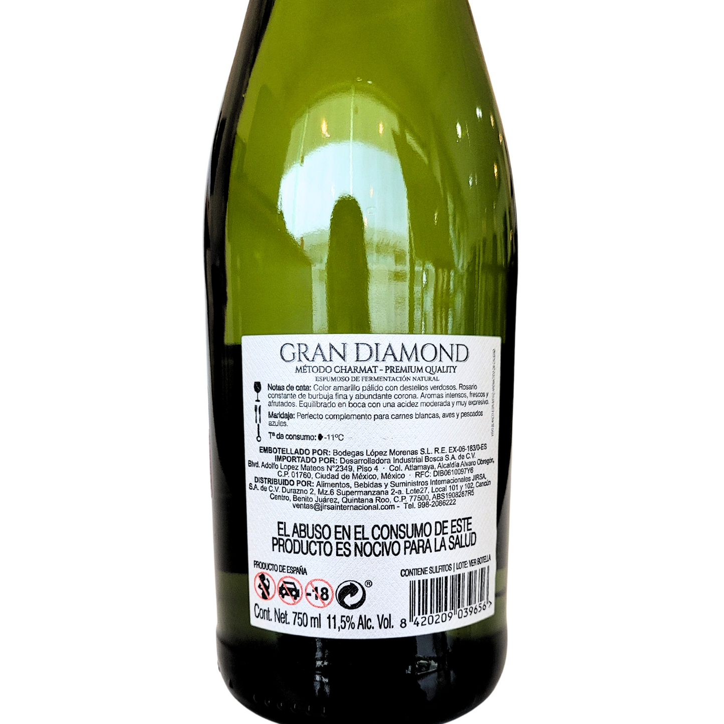 Vino espumoso blanco Gran Diamond 750ml
