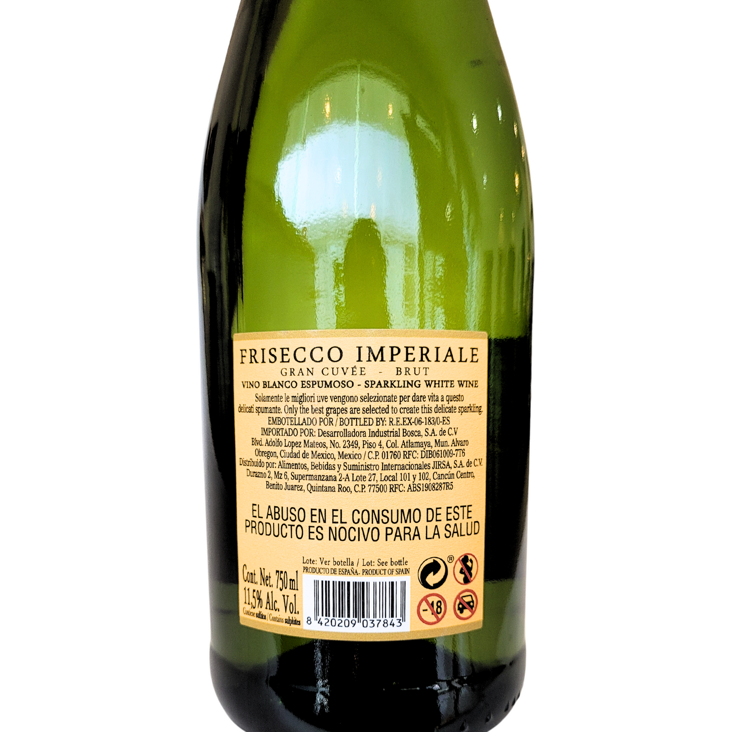 Vino espumoso frisecco imperial 750ml