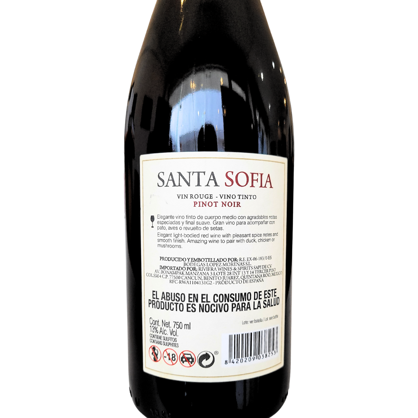 Vino Santa Sofia Pinot Noir 750ml