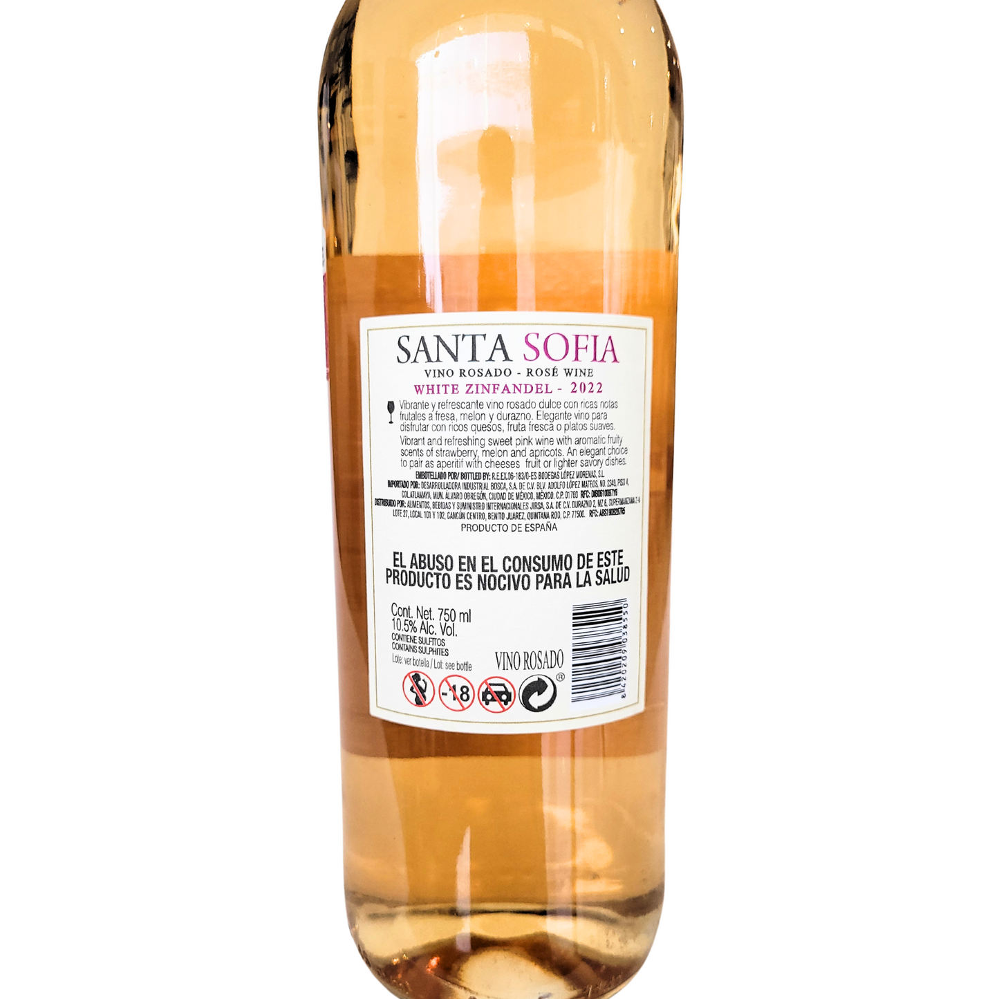 Vino Santa Sofia Zinfandel 750ml