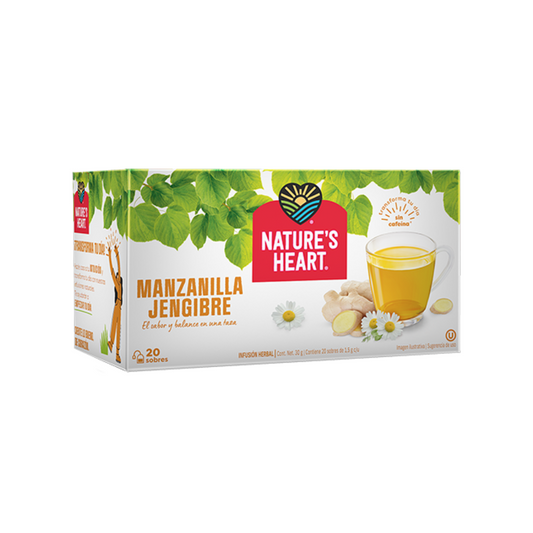 NATURE'S HEART TE - MANZANILLA JENGIBRE