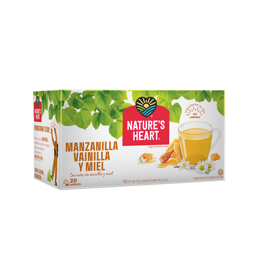 NATURE'S HEART TE - MANZANILLA VAINILLA Y MIEL