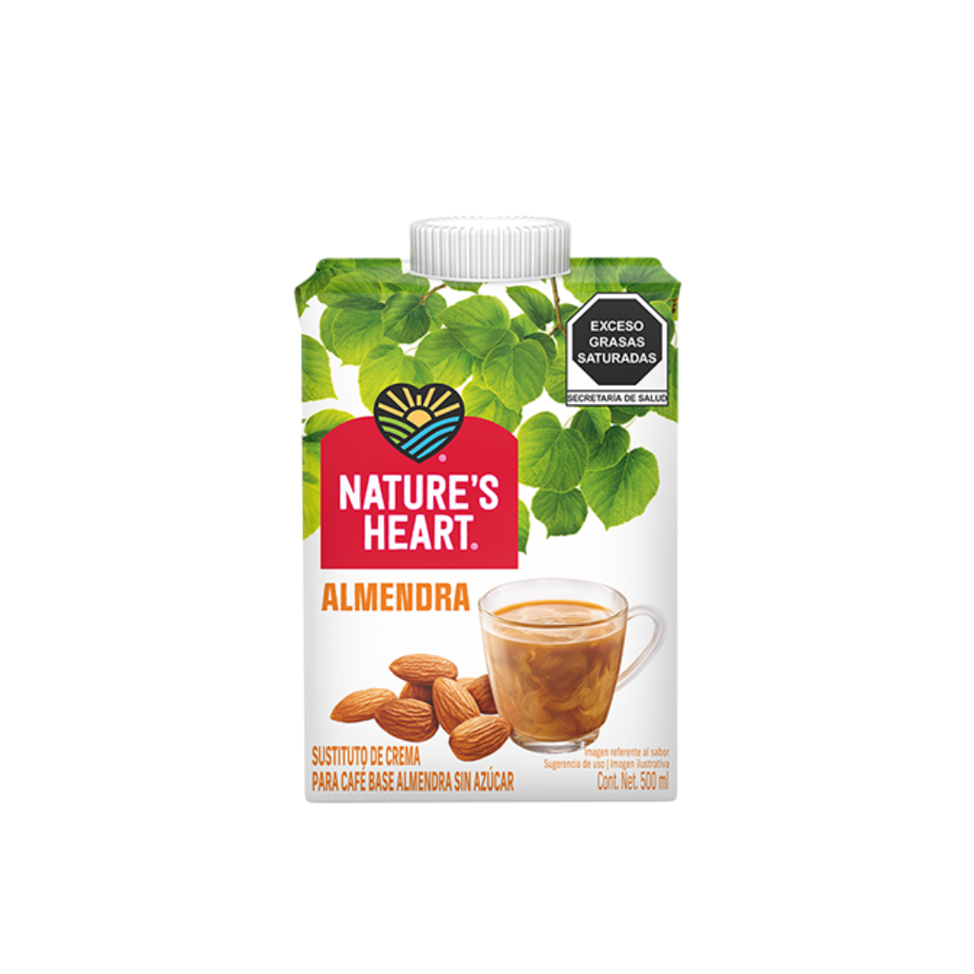 NATURE'S HEART ALMENDRA CREMADOR 500ML