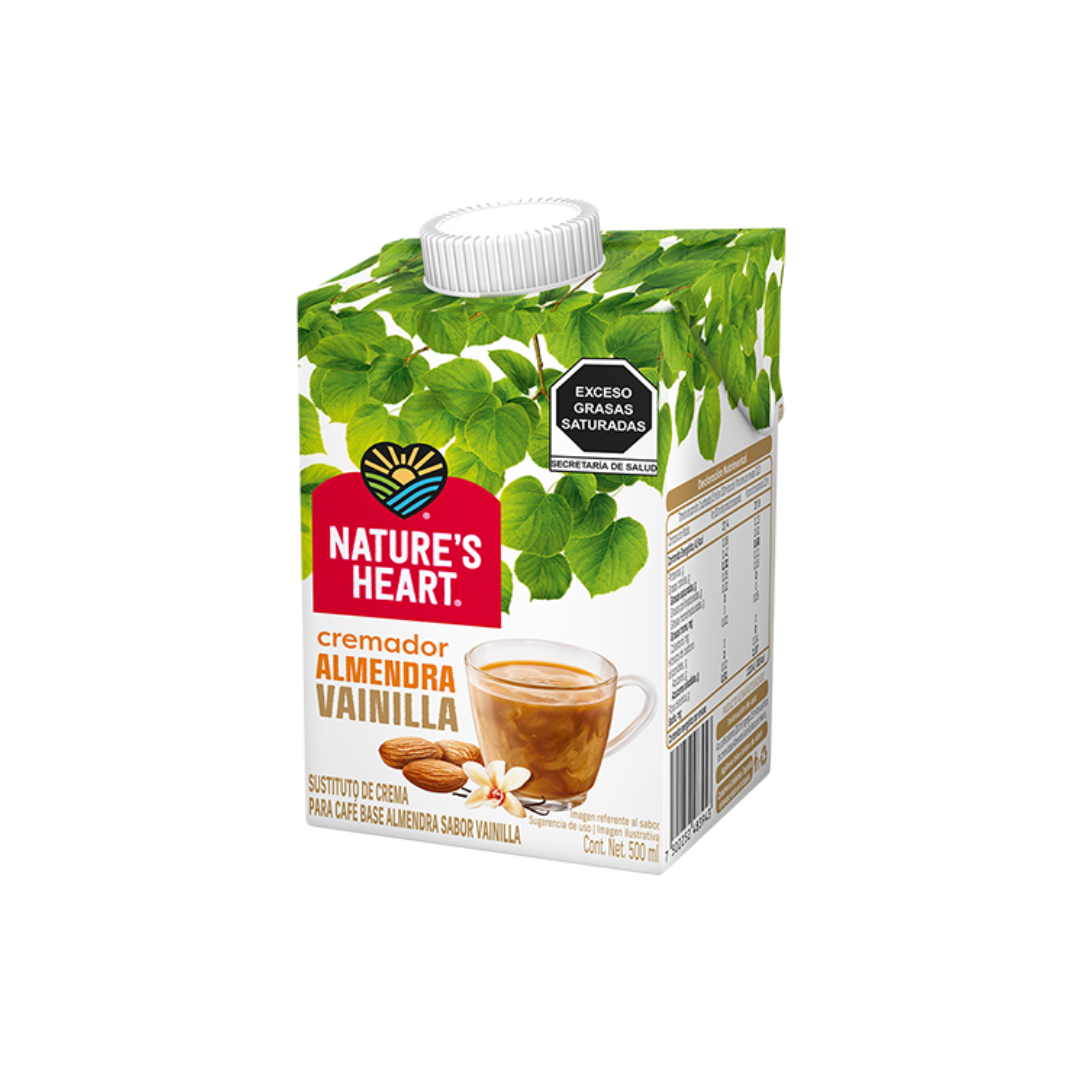 NATURE'S HEART ALMENDRA VAINILLA CREMADOR 500ML