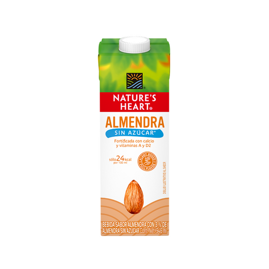 NATURE'S HEART BEBIDA DE ALMENDRA SIN AZÚCAR