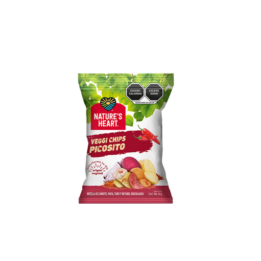 NATURE'S HEART VEGGI CHIPS - PICOSITO 40GR