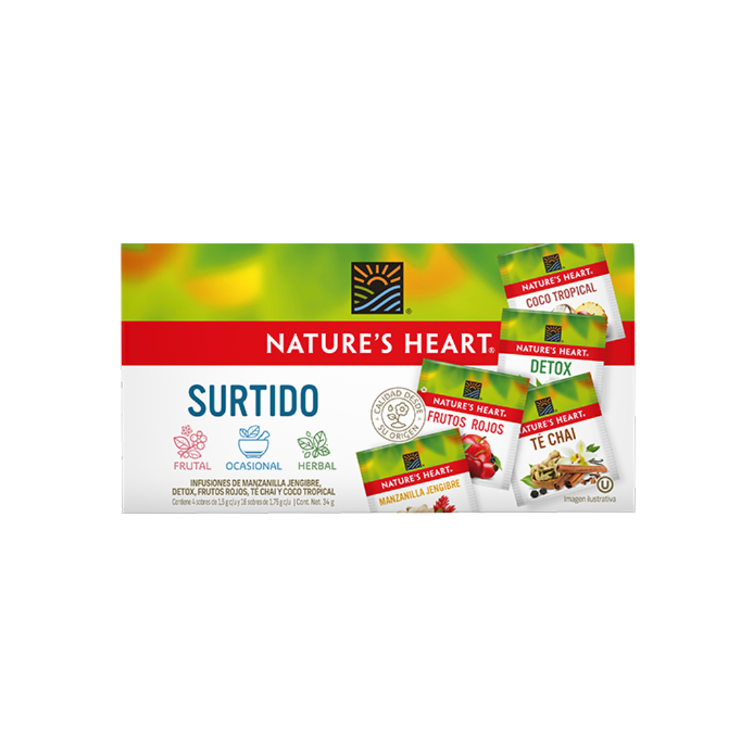 NATURE'S HEART TE - SURTIDO