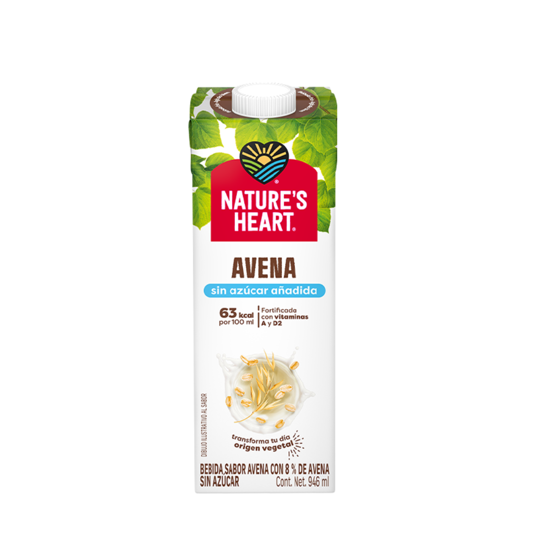 NATURE'S HEART BEBIDA AVENA PLAIN SIN AZÚCAR