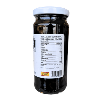 Pasiega sliced ​​black olives 220 gr