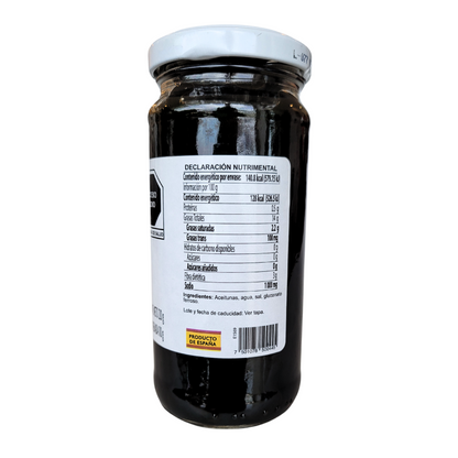 Pasiega black pitted olives 220 gr