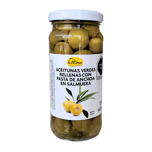 Olives stuffed with Pasiega anchovy paste 12/230 gr