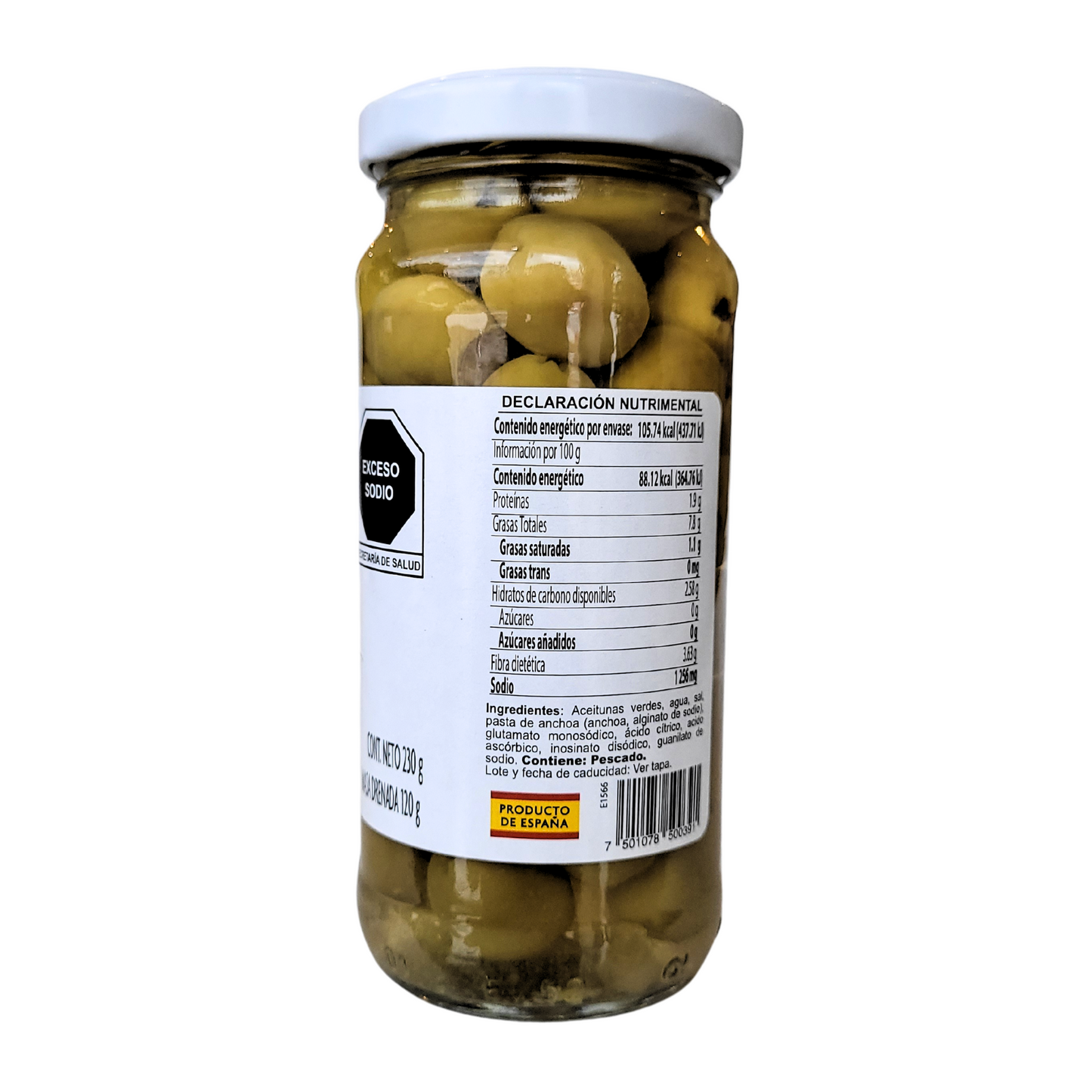 Olives stuffed with Pasiega anchovy paste 12/230 gr