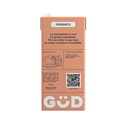 Güd sugar-free macadamia liquid food 1 lt