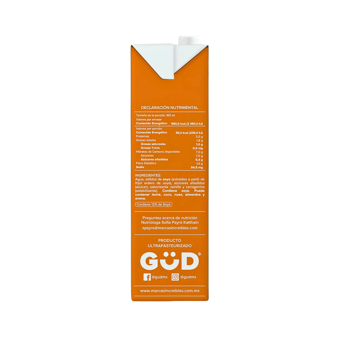 Güd Organic Soy Food 1 lt va barista