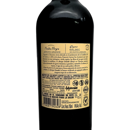 Black stone arroyo grande malbec red wine without sulfites 750 ml