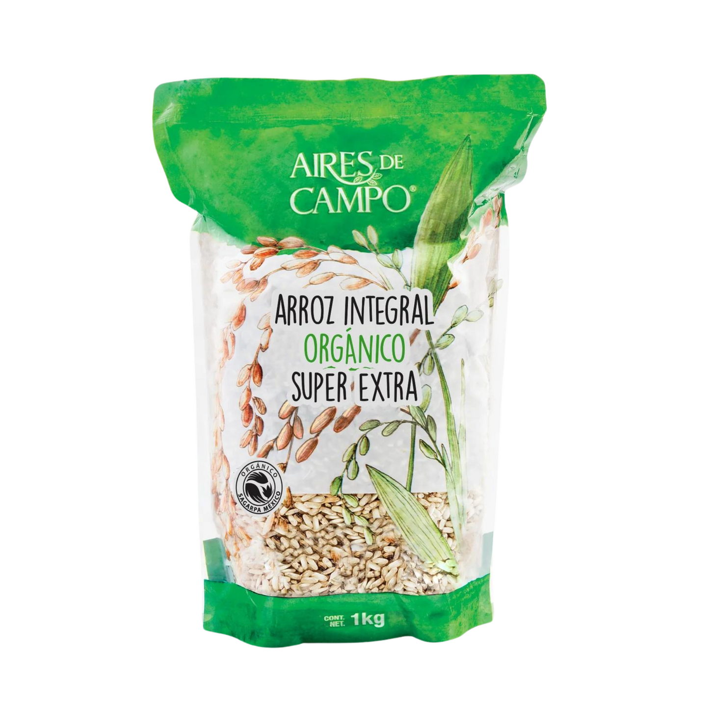 Organic Morelos brown rice 1kg