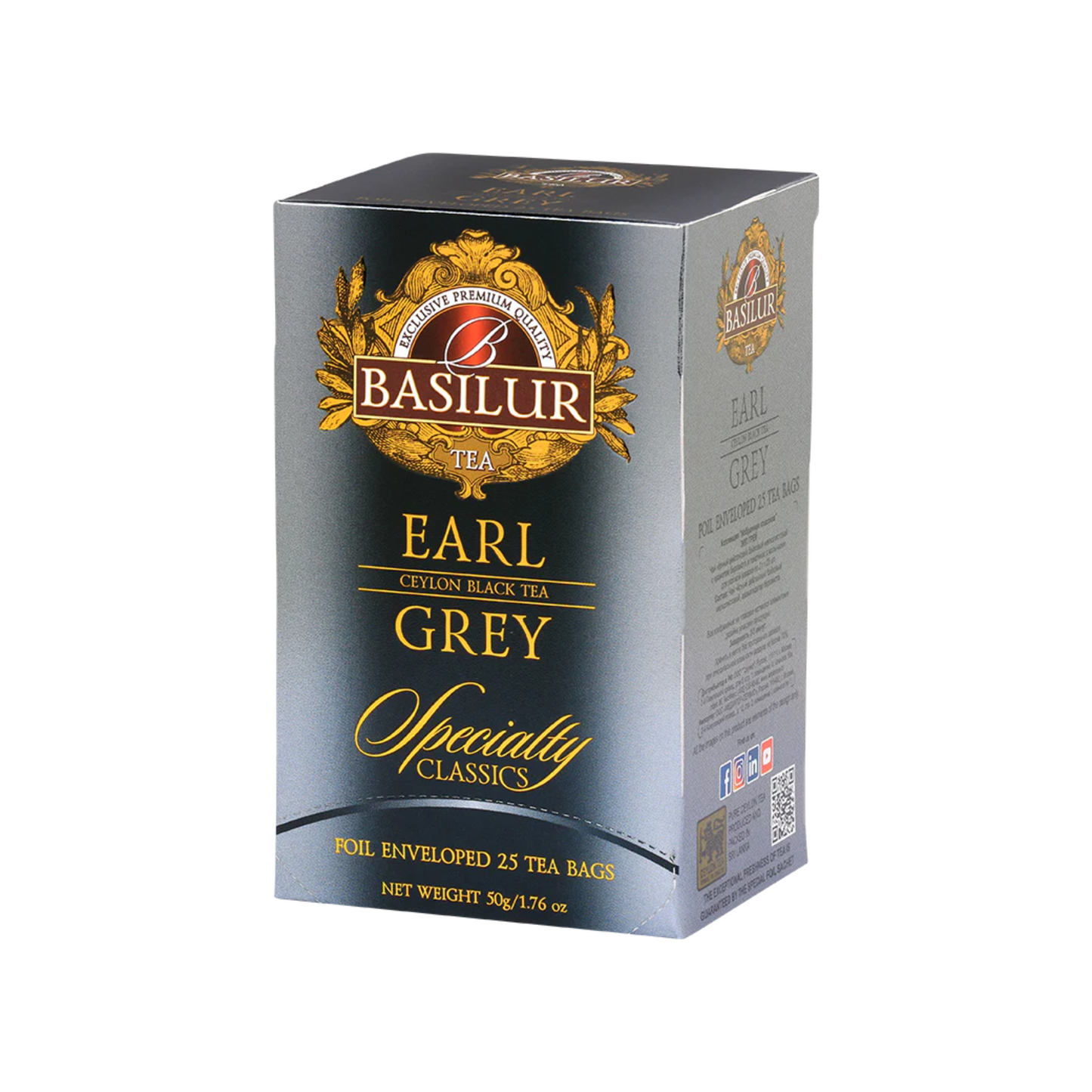 Black tea - earl grey 25pz