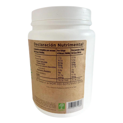 bebida coco natural orgánico 550 gr