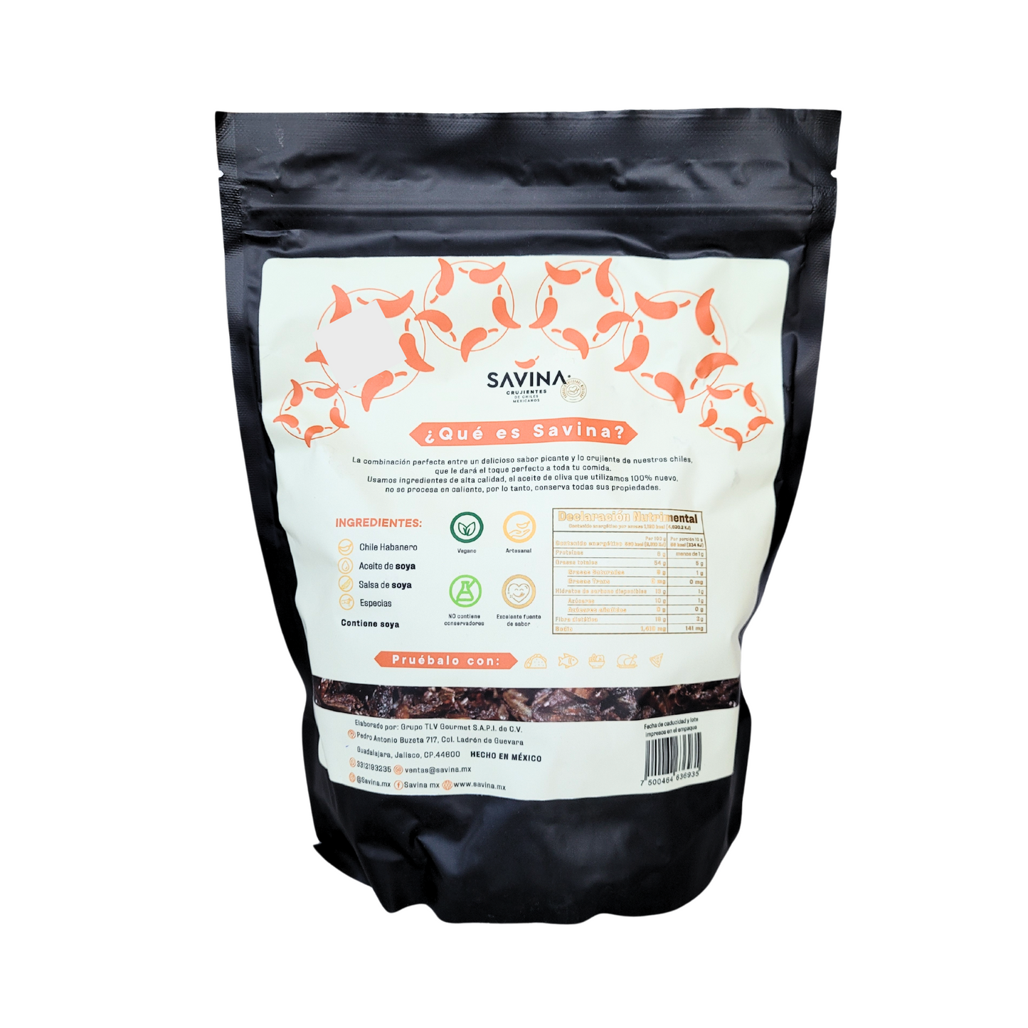 Savina habanero chilli crispy bag 200gr