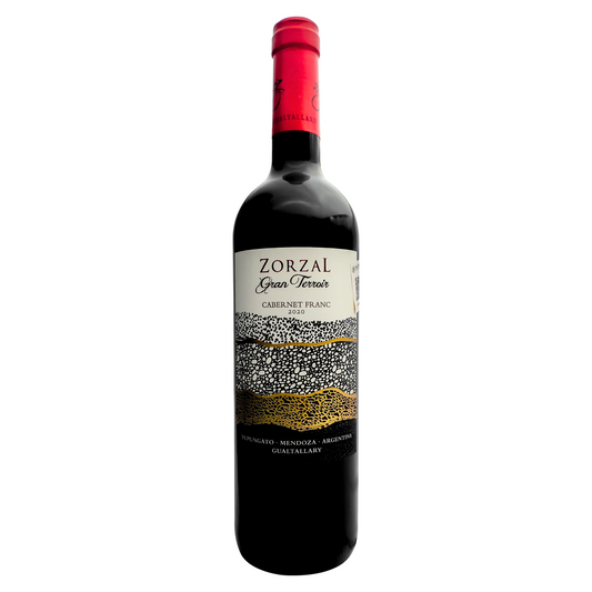 Zorzal cabernet franc grand terroir red wine 750 ml