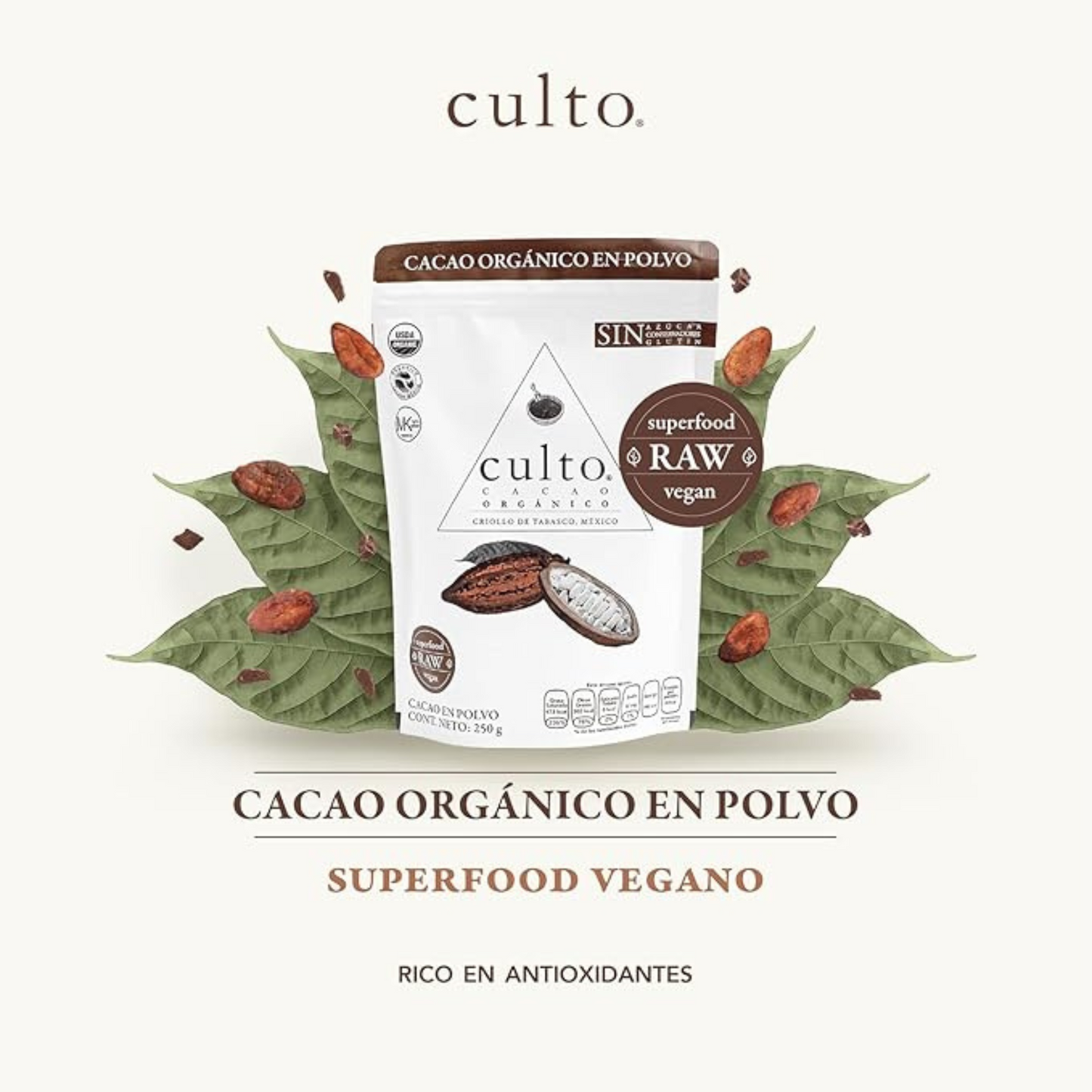 100% natural cocoa 250 gr