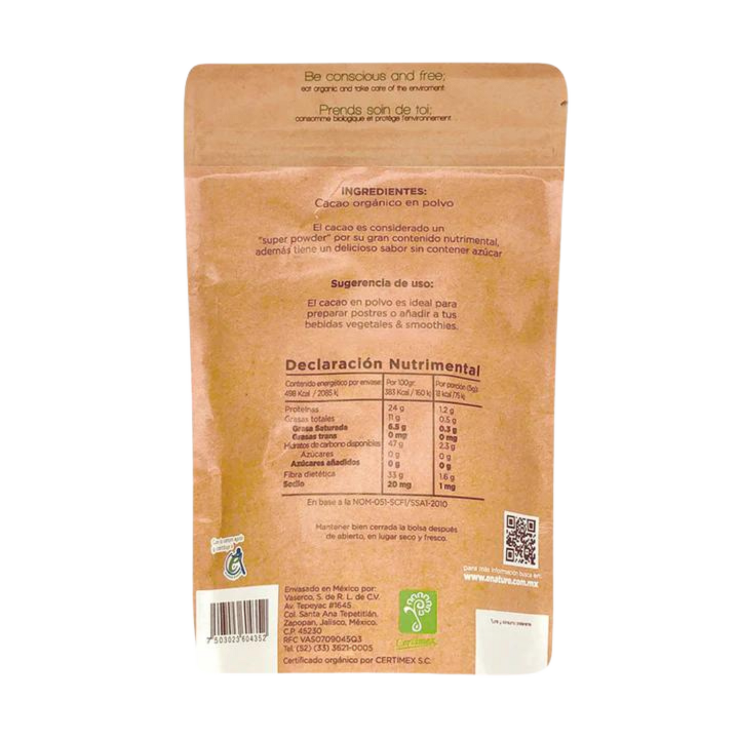 Cacao super powder orgánico 300gr