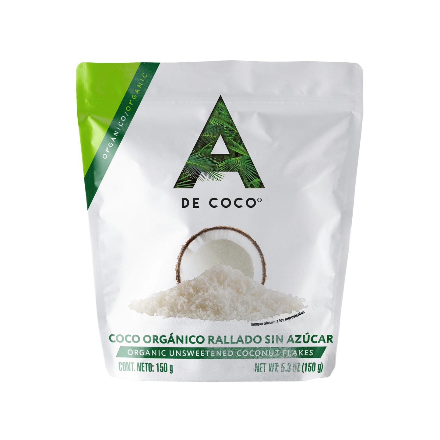 Organic grated coconut 150gr