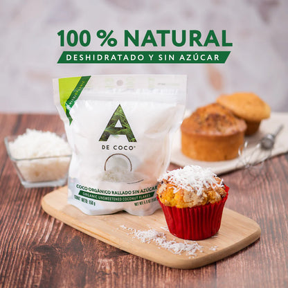 Organic grated coconut 150gr