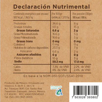 Crema de cacahuate con proteína 280 gr